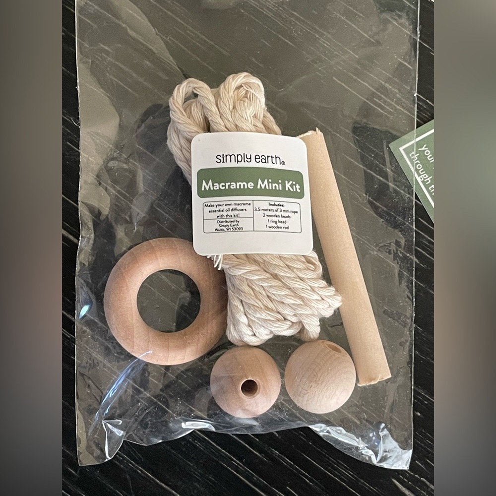 Macrame Mini Craft Diffuser Kit - Picture 2 of 3